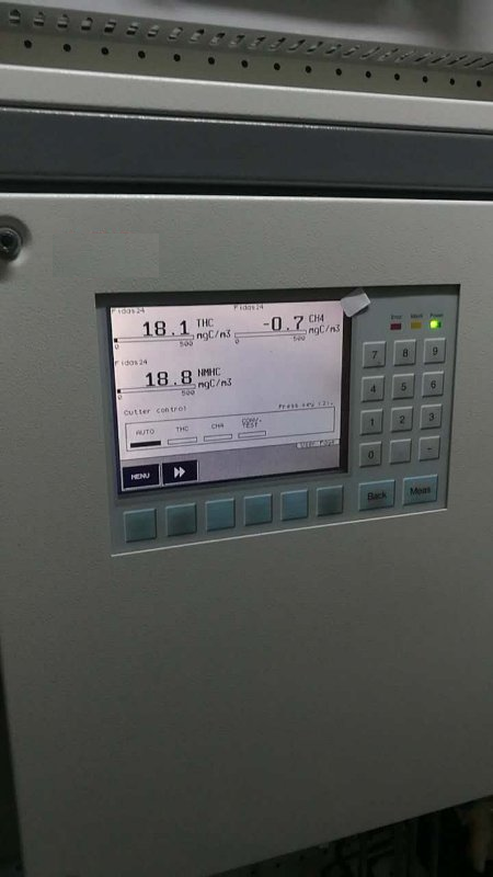 便攜式非甲烷總烴測試儀與在線儀器進行現場比對