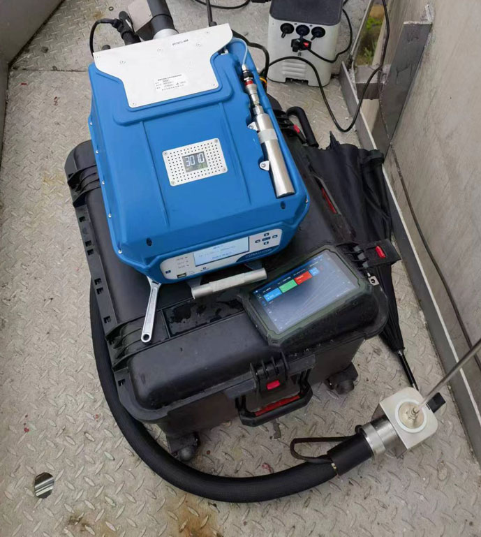PF-300配合山西環(huán)保部大氣司調研測試